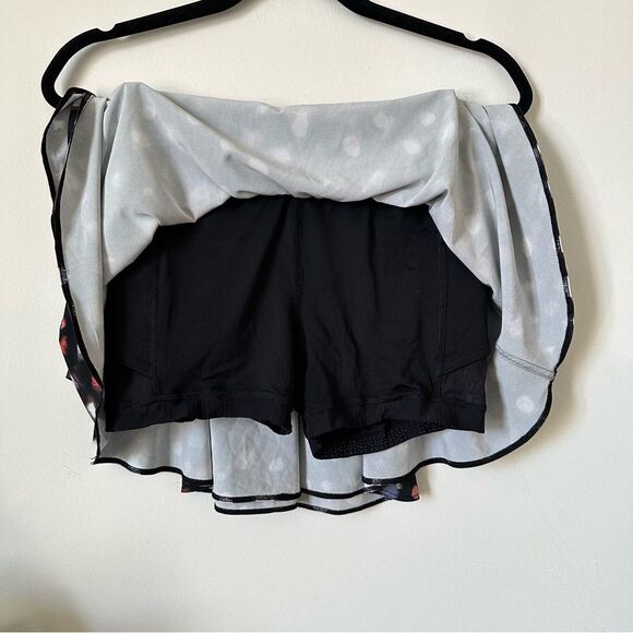 Lululemon Court Rival High-Rise Skirt in Haze Dot Inverse Orange Multi Size 6 - Picture 6 of 9